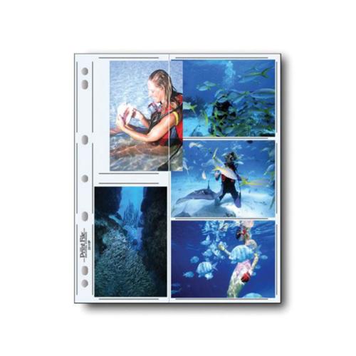 3.5x5" Clear Acid-Free Portrait and Landscape Photo Pocket Refills holds 10 - pack of 10