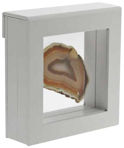 3D Floating Display Frame - 180x180mm - White
