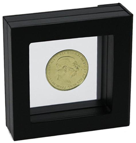 3D Floating Display Frame - 80x80mm - Black