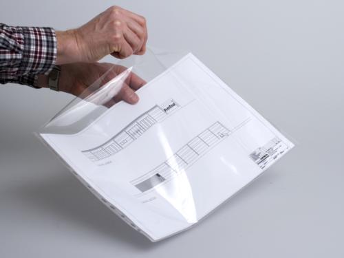 A3 Clear Landscape Acid-Free Pocket Refills with Flap - Pack of 5
