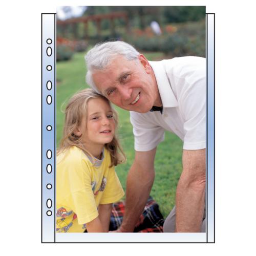 Arrowfile A4 215x315mm (1 Pocket) Acid-Free Portrait Pocket Refill Sleeves - Clear (Pack of 10)