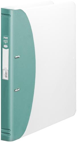 A4 Archival File Compact Spine 2-Ring Binder - Green