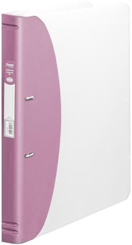 A4 Archival File Compact Spine 2-Ring Binder - Purple