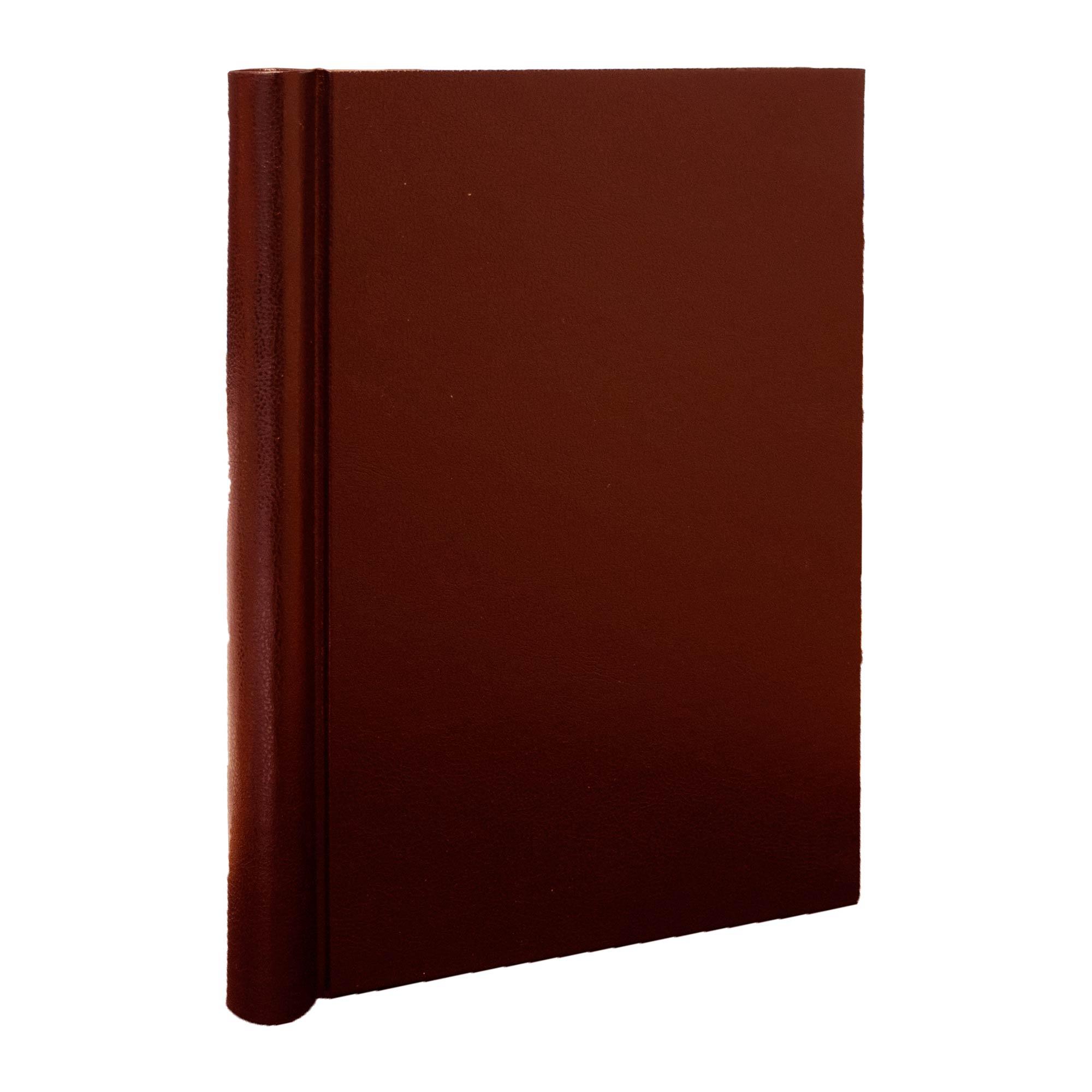 A4 Brampton Leather look Springback Folder - Red