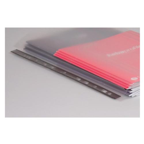 A4 Expanding Top Loading Punched Pocket with Flap - Pack of 5