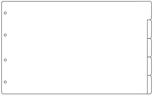 A4 Landscape Dividers (set of 5)