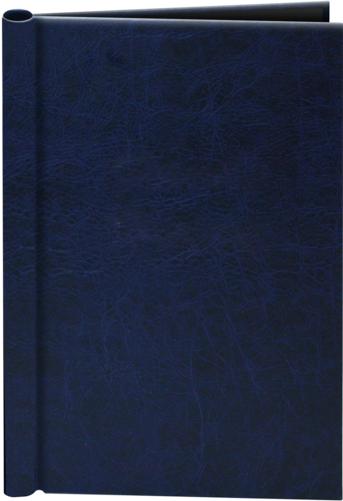 A4 Leather Effect Springback Binder - Blue