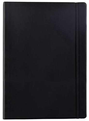 A4 Notebook with Dotted Pages - Black