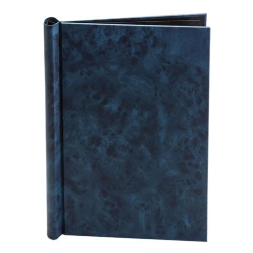 A4 Springback Folder Walnut Grain - Blue