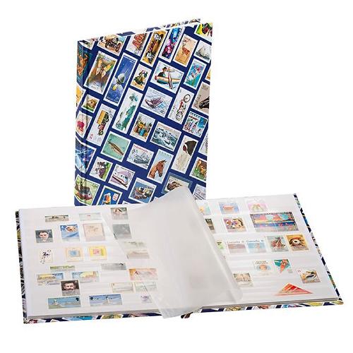 A4 Stamp Album Hobby Stockbook - 8 White Pages, 16 Sides