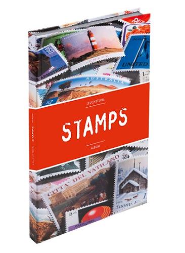 A4 Stamp Album Stockbook - 16 Black Pages, 32 Sides