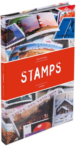 A4 Stamp Album Stockbook - 16 Black Pages, 32 Sides