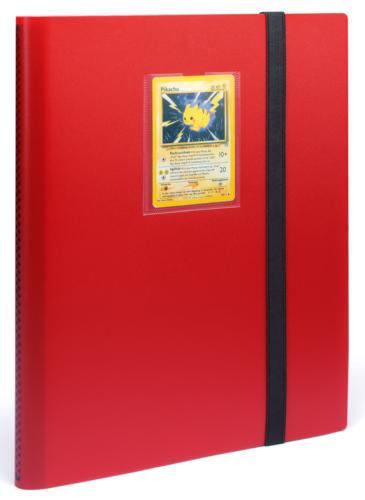 A4 Trading Card Album Slim - Red
