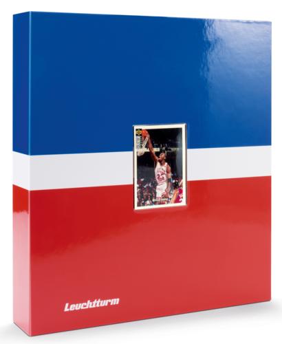 A4 Trading Card Binder Album Pro - Blue & Red