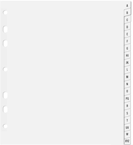 A5 Polypropylene Index Dividers (A-Z)