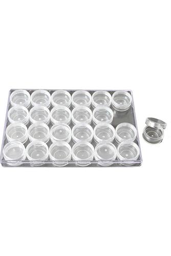 Acrylic Collecting Box with Round Containers