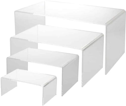 Acrylic Presentation Bridge Transparent Display Stand - Extra Large 360 x 200 x 175 mm