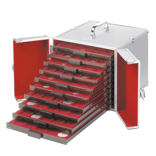 Aluminium Coin Carry Case to store presentation drawers