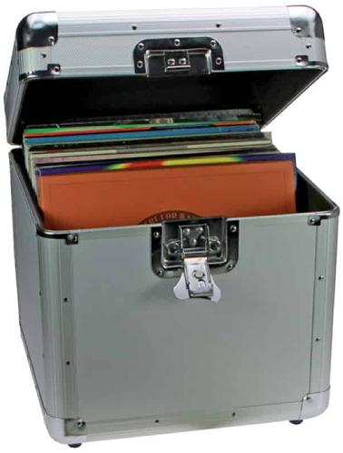 Aluminium Storage Case for 100 LP Vinyl Records