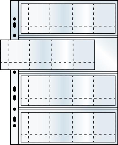 Arrowfile Multi-Use Coin Refill Pages - 16 Pockets up to 48mm Diameter (Pack of 3)