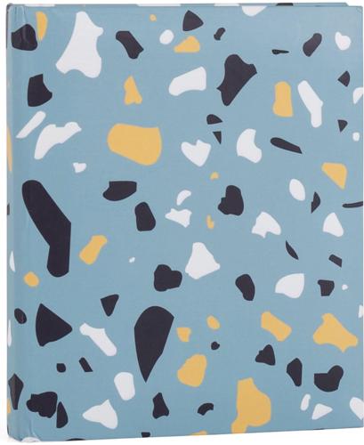 Bermuda Blue Abstract Granite Slip-In Photo Album - Holds 36 Portrait 6x4.5" Prints