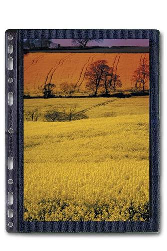 Black Compact 5x8,130x200mm Acid-Free Photo Pocket Refill (Pack of 10)
