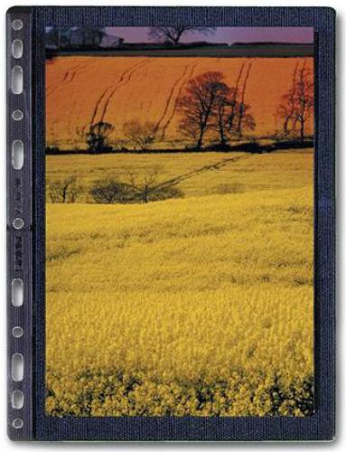 Black Compact 5x8,130x200mm Acid-Free Photo Pocket Refill (Pack of 10)