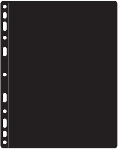 Compact Black Premier Acid-Free Pocket Refills 5x7" (130x180mm) - Pack of 10