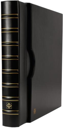 Kanzlei Extra-Large Album and Slipcase Set - Black Leatherette with Gold Detailing
