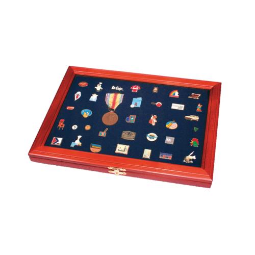 Blue Padded Inlay for Display Case - Medals Decorations & Pins
