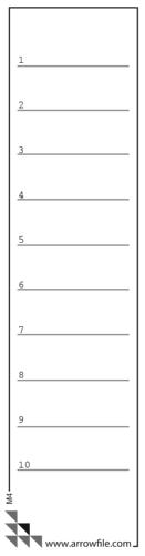 Caption Inserts M4 - Pack of 50