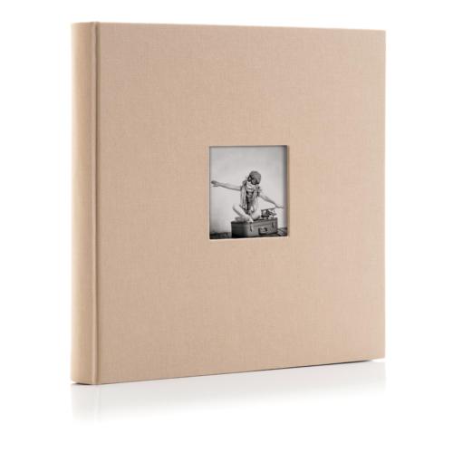 Carmen 6x4 Linen Photo Slip-in Album - Cream
