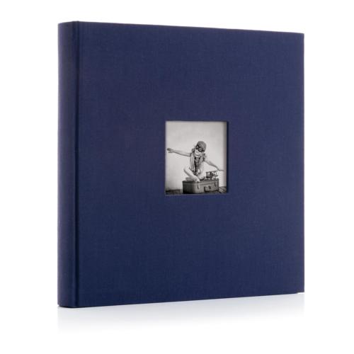Carmen 6x4 Linen Slip-in Album Blue