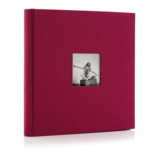 Carmen 6x4 Linen Slip-in Album - Red