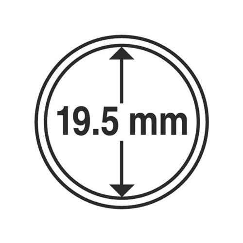 Circular Coin Capsules Range (pack of 10) - 19.5mm