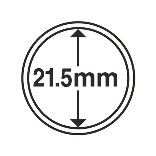 Circular Coin Capsules Range (pack of 10) - 21.5mm