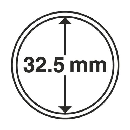Circular Coin Capsules Range (pack of 10) - 32.5mm