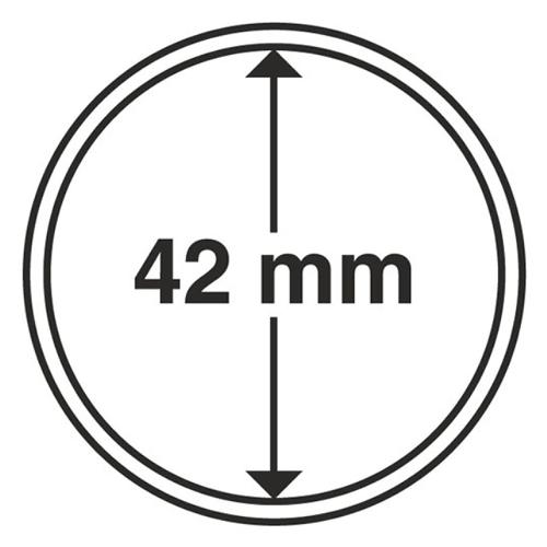 Circular Coin Capsules Range (pack of 10) - 42mm