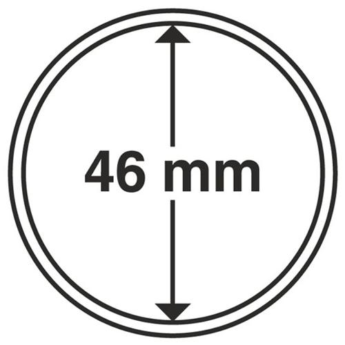Circular Coin Capsules Range (pack of 10) - 46mm