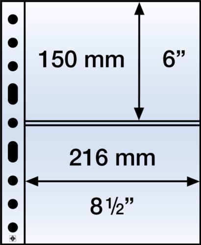 Clear Grande 2C Refill Sheets (150x216mm) Pack of 5