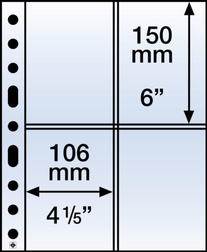 Clear Grande 2CT Refill Sheets (106x150mm) Pack of 5