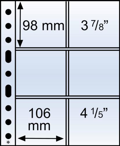 Clear Grande 6CT Refill Sheets (106x98mm) Pack of 5