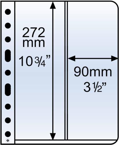 Clear Vario 2VC - Pocket Refill Sheets (272x90mm) Pack of 5