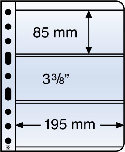 Clear Vario 3C - Pocket Refill Sheets (84x195mm) Pack of 5