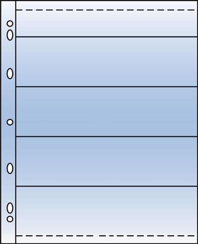 Clearfile 227x63mm Clear Acid-Free Pocket Refills for 120 Film (Pack of 10)