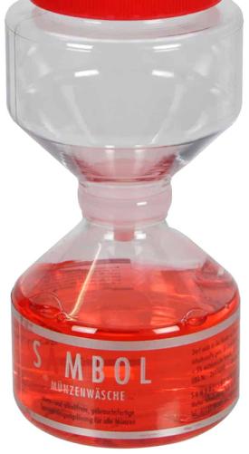 Coin Wash Bath in Patent Cleaning Vessel