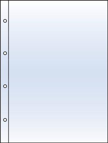 Compact Clear Acid-Free Pocket Refills 174x240mm (1 pocket) - Pack of 10