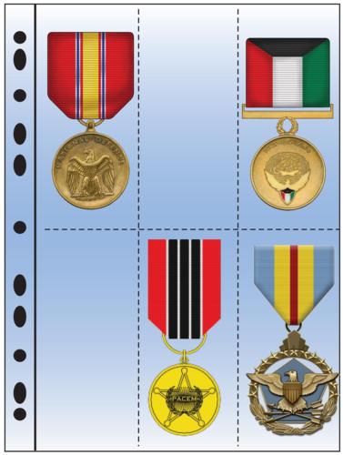Collectable Refill Pages for Medals & Decorations - Pack of 5