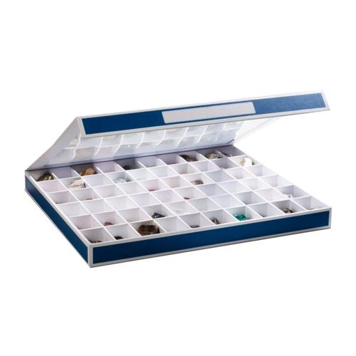 Collectors Box with 60 Compartments - Strong Card with viewing window