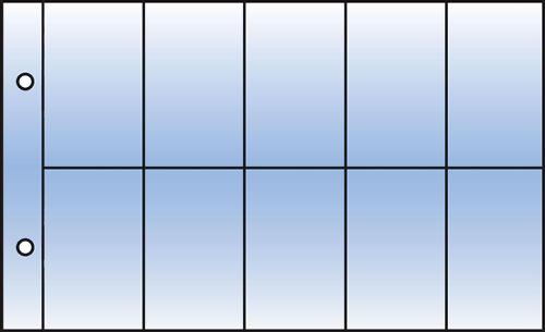 Collectors Card Acid-Free Pocket  Refills - 43x84mm (10 pockets) Pack of 10